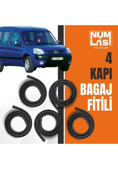Peugeot Partner 1996-2008 4 Kapı + Bagaj Fitili-a Kalite-numlas-nm4540
