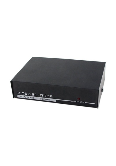 2 Port Vga Splitter 200 Mhz 1 Giriş 2 Çıkış Video Ekran Çoğaltma