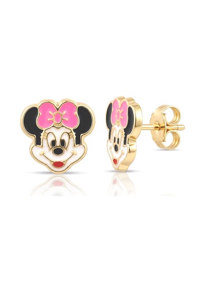 Mickey Mouse Çocuk Altın Küpe Sarı