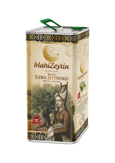 Mahizeytin Soğuk Sıkım Natürel Sızma Zeytinyağı  5 L