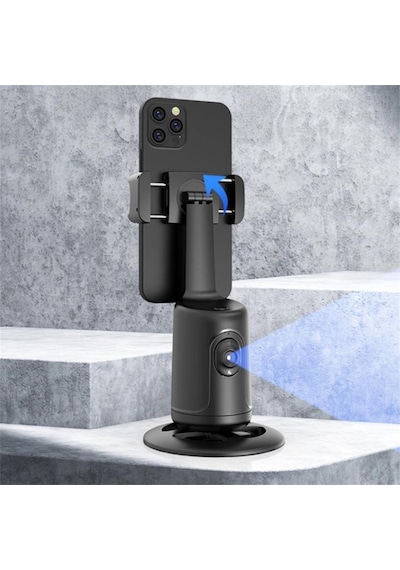 P01 Akıllı Telefon Gimbal Sabitleyici Takip Braketi Yüz Tanıma Canlı Fotoğrafçılık İçin Otomatik Takip Sabitleyici