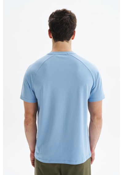 AR-MA Arma Erkek Regular Fit Basic Reglan Kollu Süprem Bisiklet Yaka Tişört Y29344472202 Mavi AR-MA Arma Erkek Regular Fit Basic Reglan Kollu Süprem Bisiklet Yaka Tişört Y29344472202 Mavi