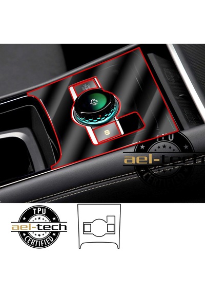 Volkswagen Tiguan Uyumlu Vites Etrafı Piano Black Tpu Koruyucu 20