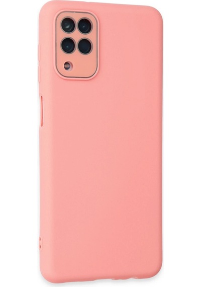 Cosmotex Newface Samsung Galaxy Uyumlu  A22 Kılıf Lansman Glass Kapak - Pembe
