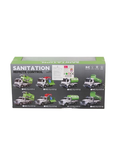 Yj-117-1 Kumandalı Şajzlı Çöp Kamyonu Çok Renkli