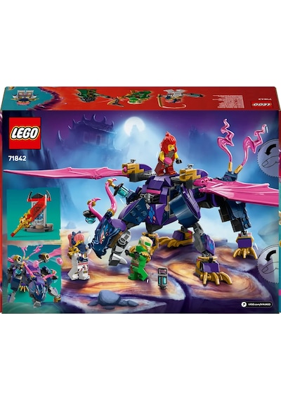 LEGO® NINJAGO® Usta Ejderha Rontu 71842 - 7 Yaş ve Üzeri Çocuklar için 4 Minifigür İçeren Yaratıcı Oyuncak Yapım Seti (381 Parça)