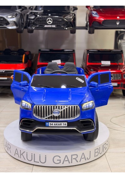 Volvo Akülü Araba 0-6 Yaş Özel Plaka Hediyeli Lacivert