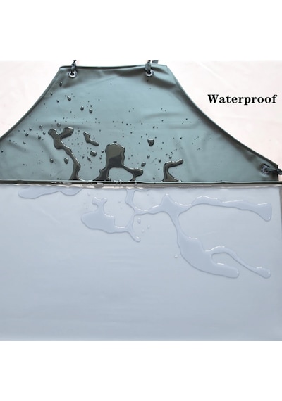 Asit ve Kimyasal Önlüğü - Pvc Önlük - Lacivert 70×110 Cm - Unisex