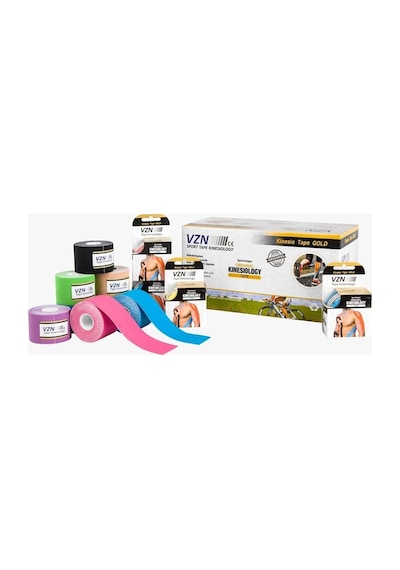 Vzn Kinesio Sport Tape Sporcu Bandı 5m X 5cm Kırmızı 4 Adet