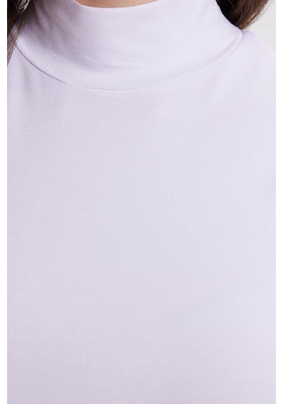 Tudors Kadın Regular Fit Klasik Kesim Viskon Kumaş Balıkçı Yaka Sıfır Kol Beyaz Bluz-34811 Beyaz