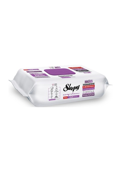 Sleepy Yüzey Temizlik Havlusu 100 Lü Orkide Bahçesi 3 Lü Yeni Ambalaj Beyaz