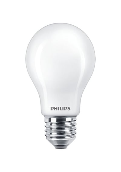 Philips LED Classic Dimlenebilir Buzlu Filament Ampul 10.5W 1521 Lum 2700K Sarı Işık A60 E27 (100W)