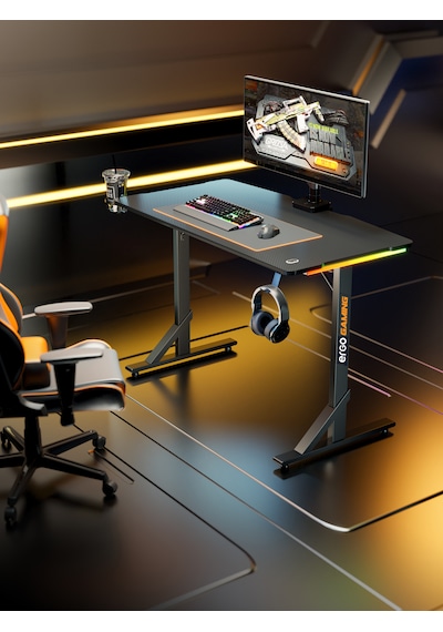 Nova Profesyonel Rgb Oyuncu Masası 112x60 Siyah Nova Profesyonel Rgb Oyuncu Masası 112x60 Siyah