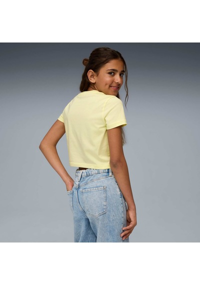 Puma Wardrobe Ess Genç Baby Tişört 629893 35 Sarı