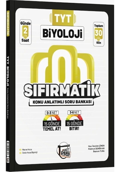 Ders Platosu Tyt Biyoloji Sıfırmatik Konu Anlatımlı Soru Bankası