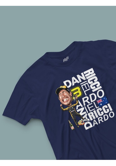 Fnbx Daniel Ricciardo Style T-shirt Lacivert