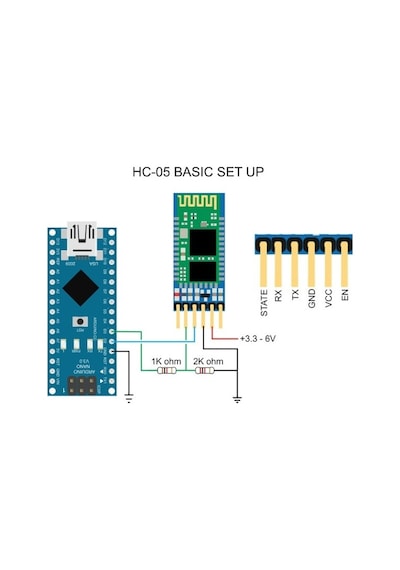 Bluetooth Modül Hc05 Hc-05 Master Slave Arduino Rf Kablosuz Seri