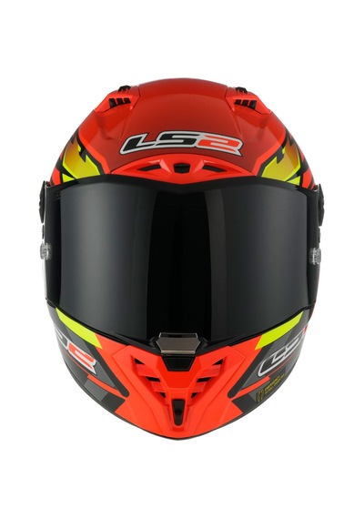 Ls2 Thunder Karbon Gp Aero Fıre Full Face Motosiklet Kaskı Kırmızı -  Siyah