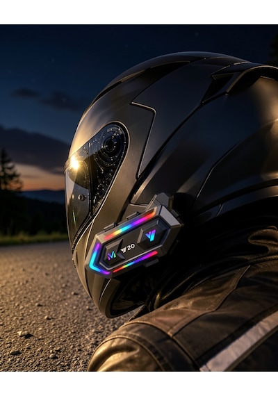 Bluetooth 5.3 Motosiklet Kask Intercom Kulaklık 1000 Metre Bağlantı 03844142