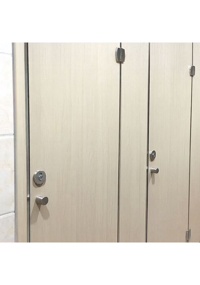 Ayrıntıshop Wc Laminat Kabin Kapı Paslanmaz Çift Delikli Kol