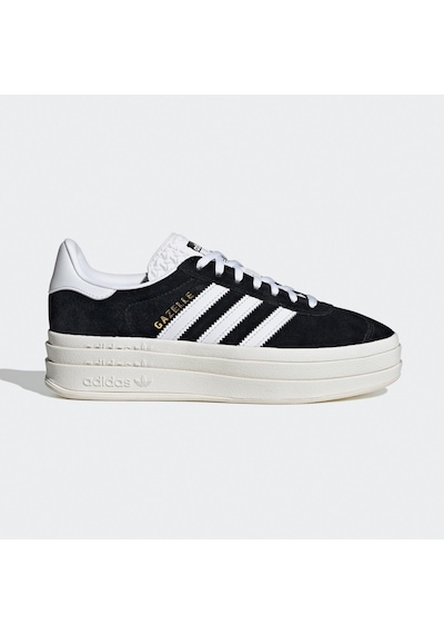 adidas Gazelle Bold Kadın Siyah Spor Ayakkabı Düz Hq6912 Siyah