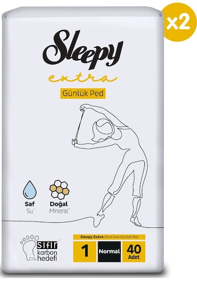 Sleepy Extra Ultra İnce Günlük Ped Normal Ped 80 Adet
