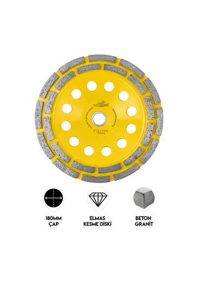 Dawreek Dt017cd 180mm Segmentli Turbo Elmas Taşlama Diski