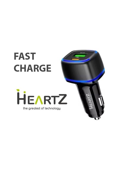 Cr01 Araç Şarj Adaptörü Dual Port Pd Araç Şarjı Yeni Nesil Pd + Standart Usb Ledli A Kalite Araç Şarj Başlık Fast Beyaz