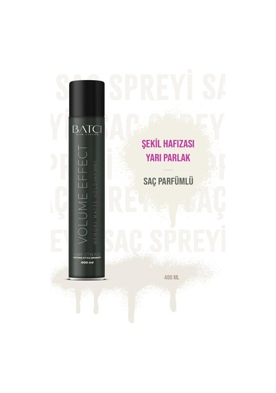 Batçı Hacimlendirici Hafızalı Memory Mat Saç Spreyi 400 Ml