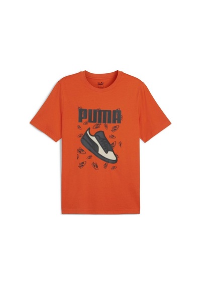 Puma Graphıcs Sneaker Tee Giyim Erkek KIrmızı