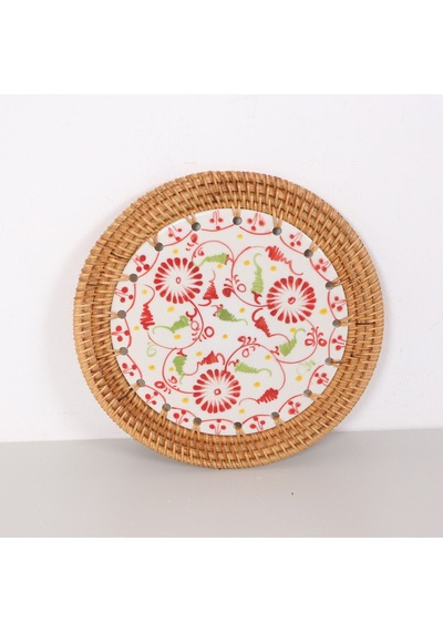 Rattan Çerçeveli 20 Cm. Nihale & Masa Veya Duvar Dekoru Diğer