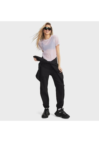 Under Armour Scriptheart Crop Kadın Siyah Eşofman Altı
