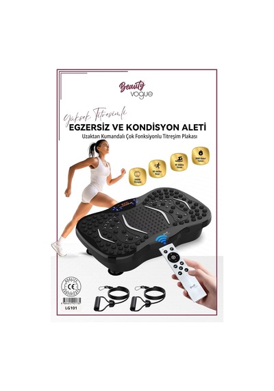 Bluetooth'lu Titreşimli Egzersiz Aleti Tüm Vücut Egzersizi Için Ev Ofis Spor Aleti