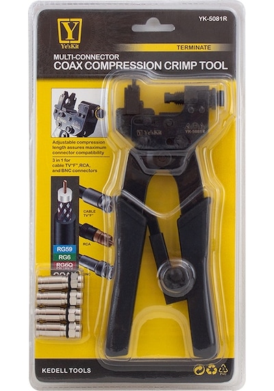 Powermaster Yk-5081r F/bnc/rca Konnektör Sıkma Pensesi