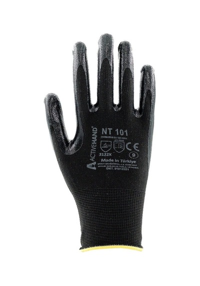 Nt 101 Sy/sy No:7 Nitril Kaplı Polyester Eldiven