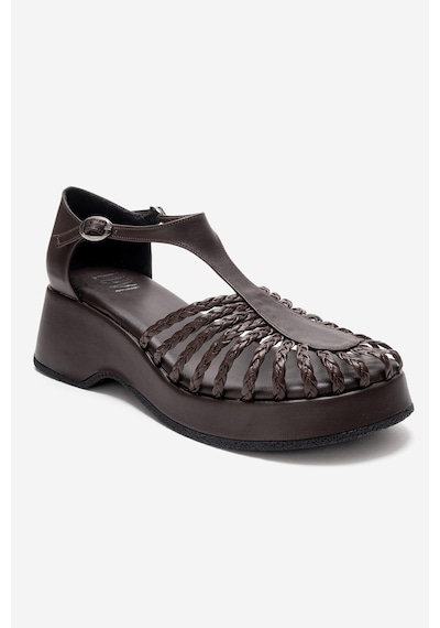 Luvishoes Barry Kahverengi Örgü Detaylı Kadın Dolgu Topuklu Sandalet Kahverengi Luvishoes Barry Kahverengi Örgü Detaylı Kadın Dolgu Topuklu Sandalet Kahverengi