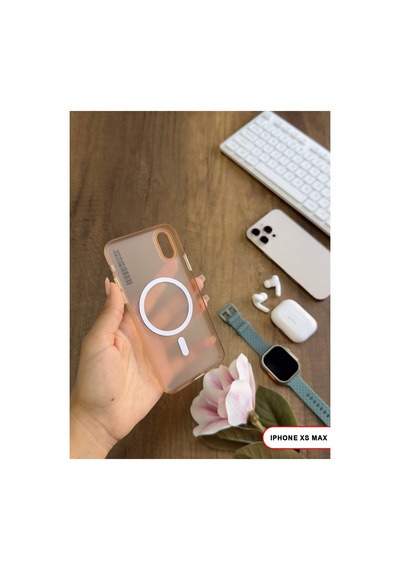 İphone Xs Max Magsafe Uyumlu Mat Sert Klein Kılıf Turuncu