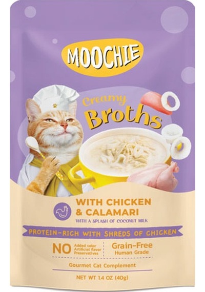 Moochie - 545 - Çorba Kedi Ödülü Tavuk-kalamar - Csmo-tex - 40 Gr