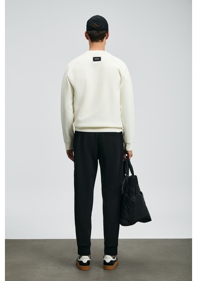 Lufian Erkek Cosmo Sweatshirt 112030181 Kırık Beyaz Kırık Beyaz