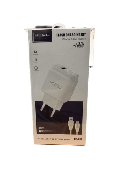 Hepu Hp-617 2.1 Amper Apple Uyumlu iPhone Şarj Seti