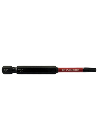 Vandor Bits Uç Matkap Ucu Tornavida Ucu Vidalama Ucu İmpact T20-75 Mm - 1 Adet
