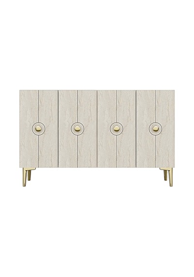 Ka1235bt Enlem120 Konsol, Kahve Köşesi Ve Tv Sehpası, Çok Amaçlı Dolap Beyaz - Traverten 120cm Ka1235bt Enlem120 Konsol, Kahve Köşesi Ve Tv Sehpası, Çok Amaçlı Dolap Beyaz - Traverten 120cm
