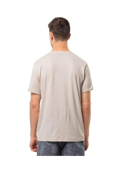 Jack Wolfskin Travel T M Erkek Tişört 1809751-5629 Bej