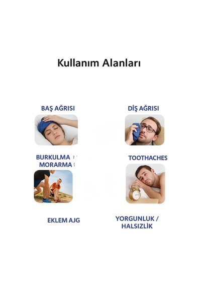 Mucit Home Çok Amaçlı Buz Torbası Baş Ağrısı İçin Soğuk Kompres Ve Sıcak Su Torbası Termofor Isıtıcı