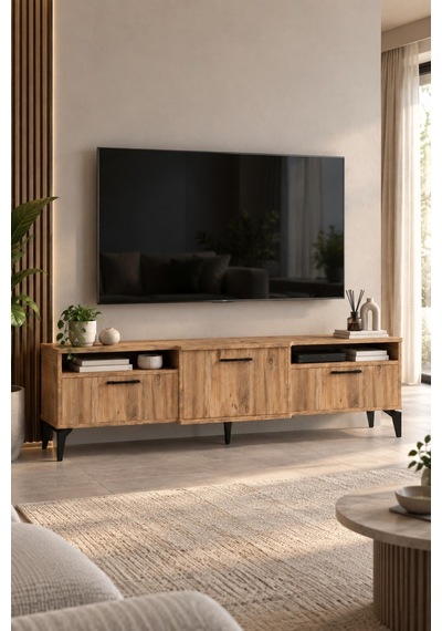 Sulorahome Sehpası 160x40 Cm Traverten