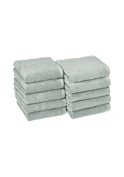 10 Lu El Yüz Otel Havlusu 50x85 Cm Renkli 16/1 Avs 200 Gr Gri