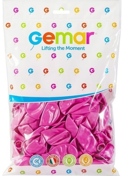 Gemar Metalik Balon 100'Lü Paket Gül Rengi
