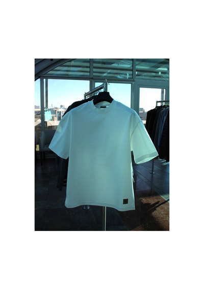 Wild Wood Garment Wild Wood "keep Going" Grafik Baskılı Premium Oversize T-shirt Ekru
