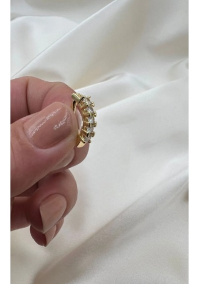 Bb Beş Yaş Halka Göbek Piercing Altın
