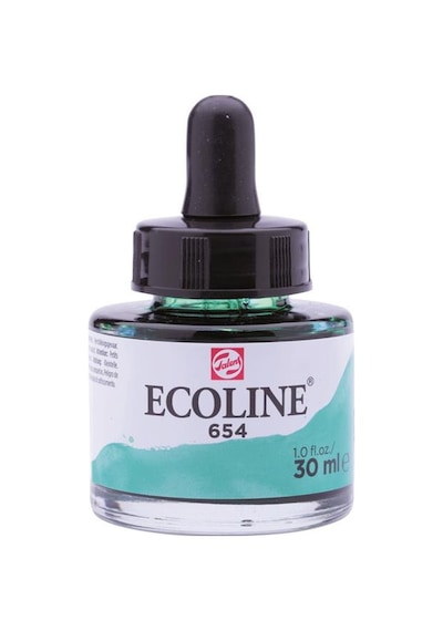 Talens Ecoline Sıvı Suluboya 30ml - Fir Green 654